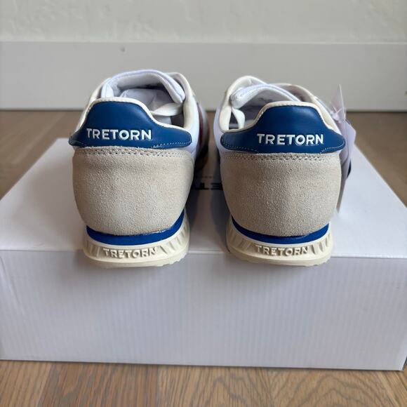 NWT Tretorn Rawlins 2.0 Sneakers Retro Red White Blue Women’s Size 8.5 - Picture 5 of 8